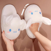 Sanrio Kuromi Cinnamoroll Plush Indoor Slippers - Bear Hugs