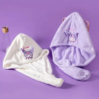 Sanrio Kuromi Hello Kitty Cinnamoroll Soft Absorbent Bath Cap - Bear Hugs