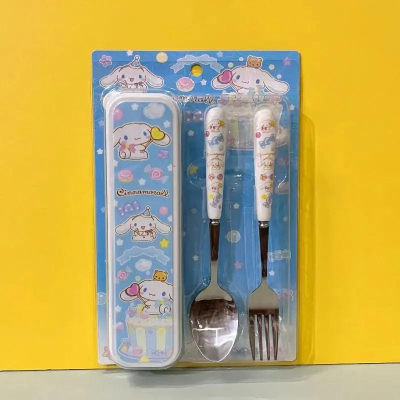 Sanrio Kuromi Hello Kitty Cinnamoroll Tableware Set (2 Pcs) - Bear Hugs