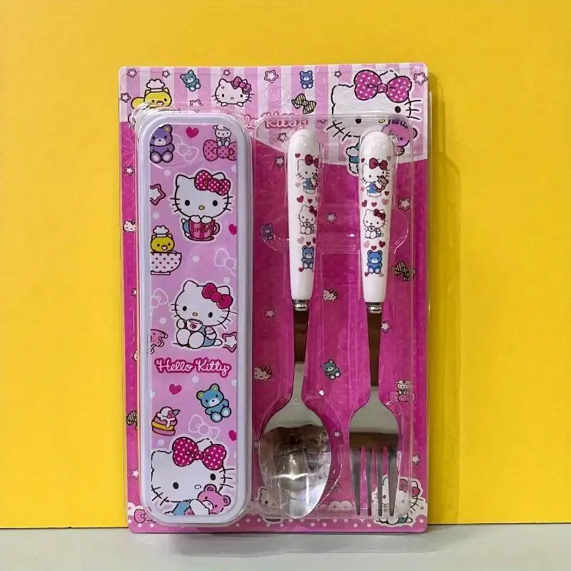 Sanrio Kuromi Hello Kitty Cinnamoroll Tableware Set (2 Pcs) - Bear Hugs