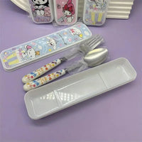 Sanrio Kuromi Hello Kitty Cinnamoroll Tableware Set (2 Pcs) - Bear Hugs