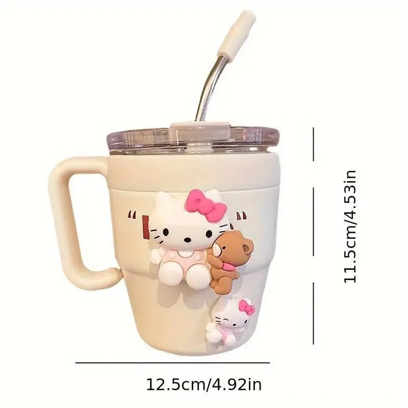 Sanrio Kuromi Hello Kitty Stainless Steel Mug (480 ml) - Bear Hugs