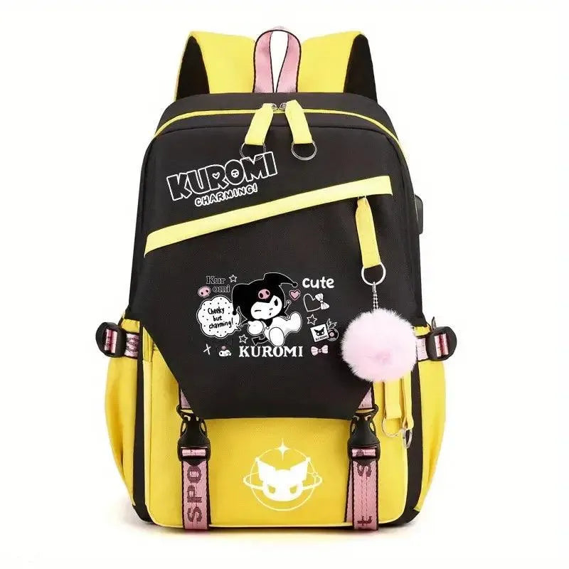 Sanrio Kuromi Kawaii Fashion Backpack - Bear Hugs