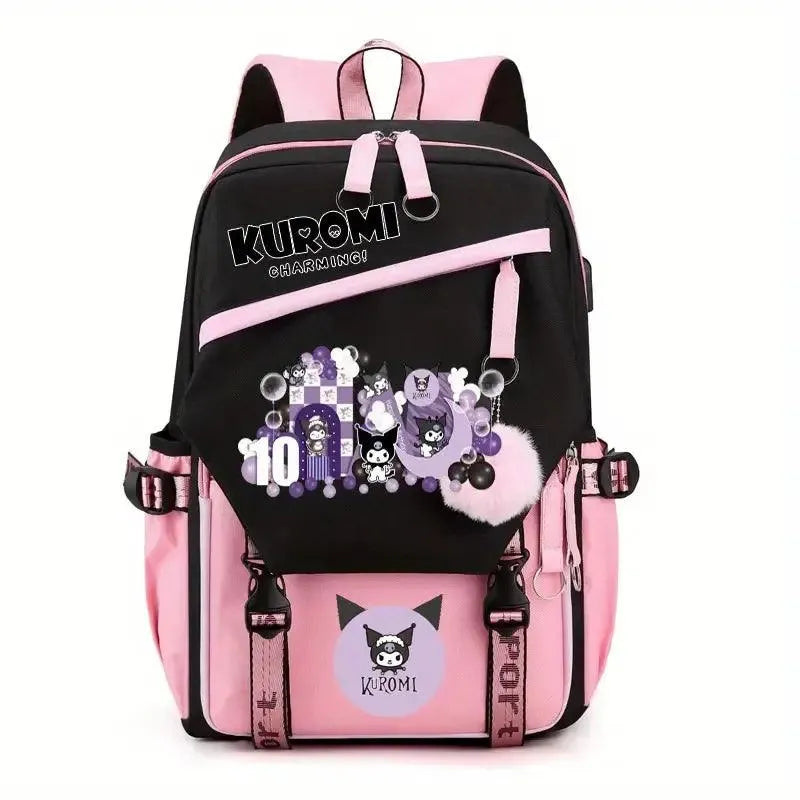 Sanrio Kuromi Kawaii Fashion Backpack - Bear Hugs