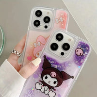 Sanrio Kuromi Melody Glitter Phone Case (For iPhones) - Bear Hugs