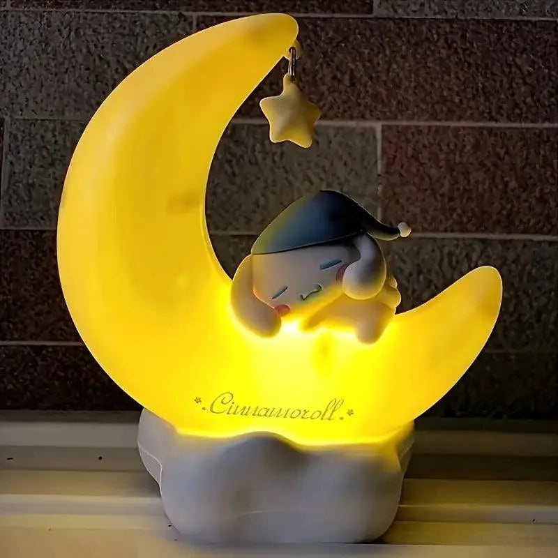 Sanrio Kuromi My Melody Cinnamoroll Moon Night Lamp - Bear Hugs