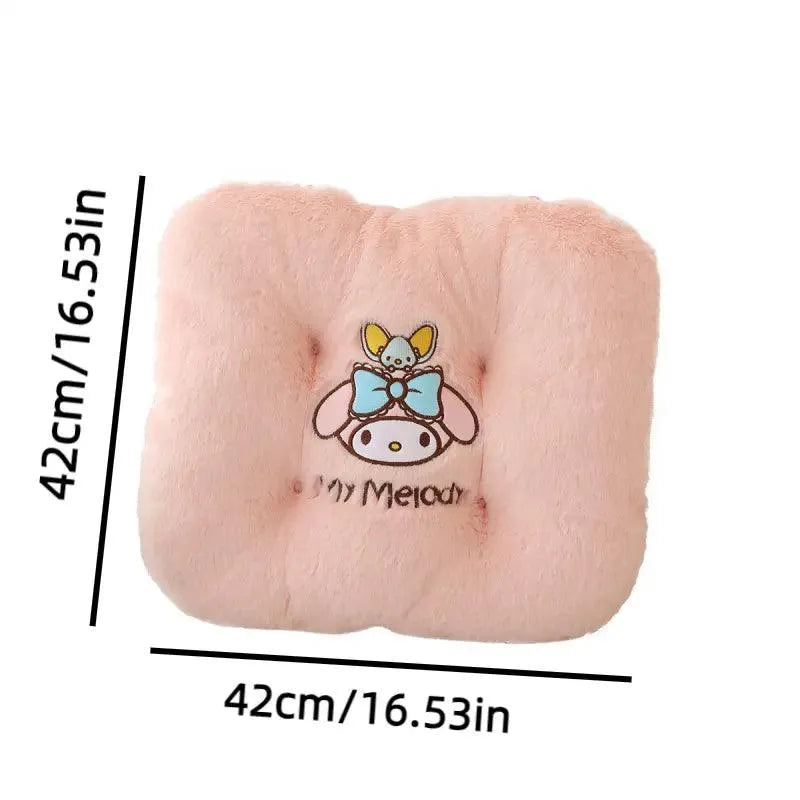 Sanrio Kuromi My Melody Purin Chair Pillow - Bear Hugs