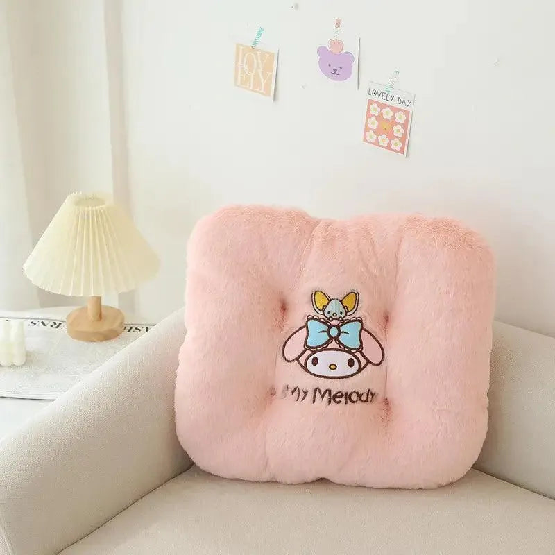 Sanrio Kuromi My Melody Purin Chair Pillow - Bear Hugs