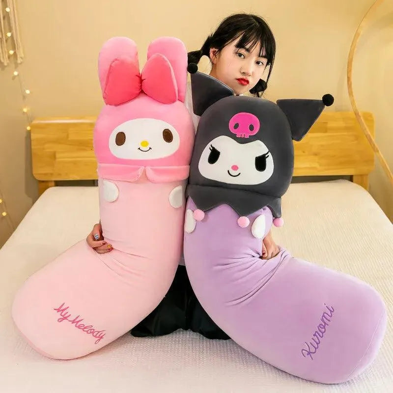 Sanrio Kuromi My Melody Soft Long Pillow - Bear Hugs