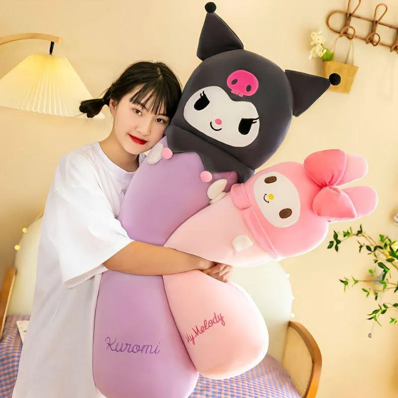 Sanrio Kuromi My Melody Soft Long Pillow - Bear Hugs