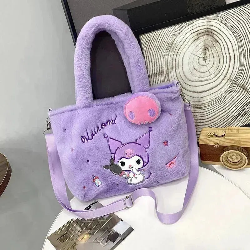 Plush Tote outlet Bag Kuromi