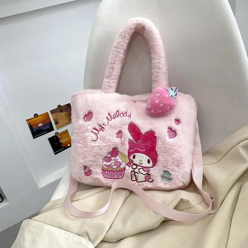 Sanrio Kuromi Plush Tote Bags - Bear Hugs