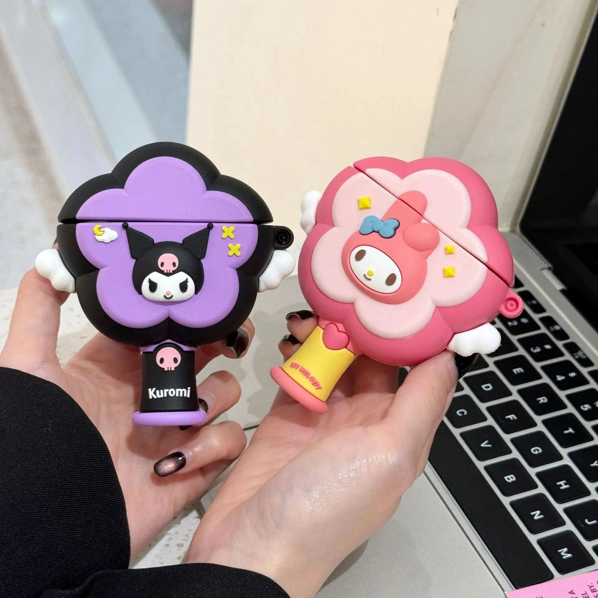 Sanrio Kuromi Wand Case (For Airpods) - Bear Hugs