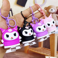 Sanrio Kuromi Winding Walking Keychain - Bear Hugs