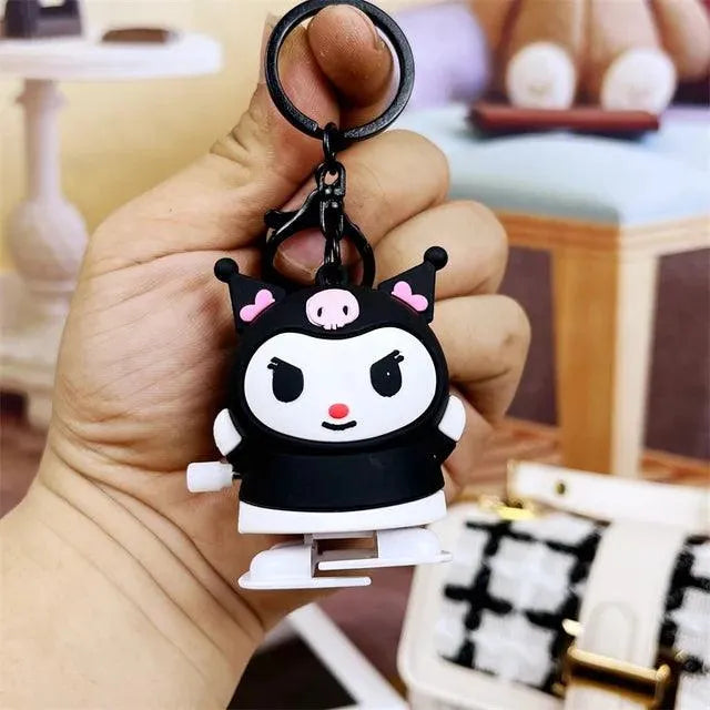 Sanrio Kuromi Winding Walking Keychain - Bear Hugs