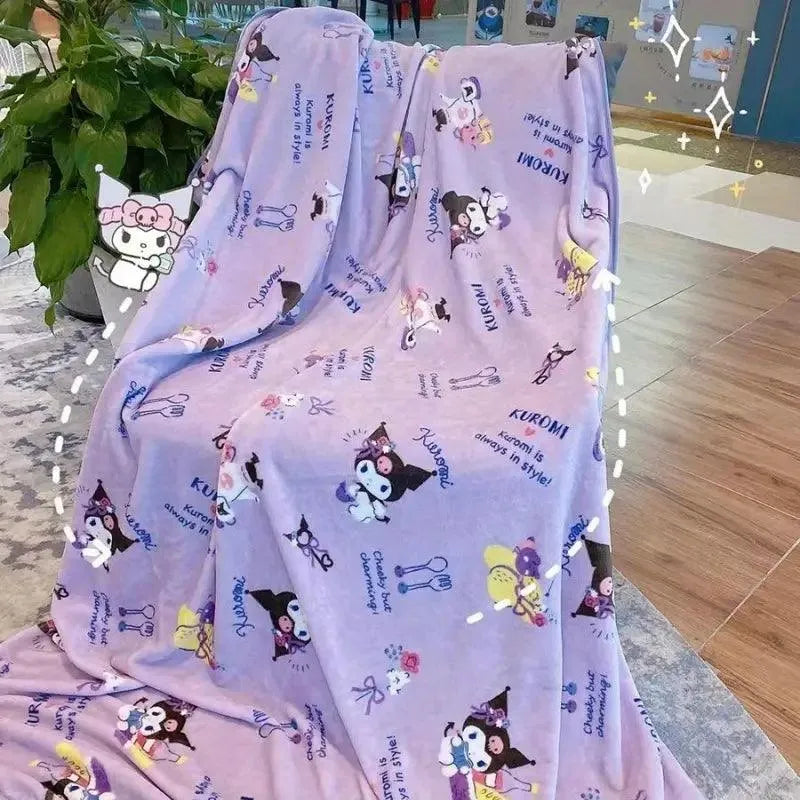 Sanrio Kuromi Woven Winter Blanket - Bear Hugs