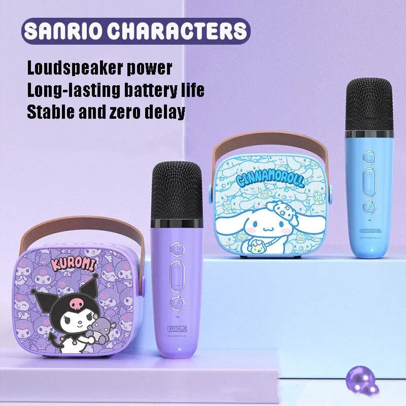 Sanrio LX901 Kuromi Cinnamoroll Portable Bluetooth Karaoke System - Bear Hugs