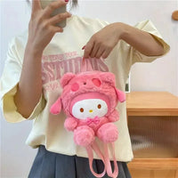 Sanrio Mini My Melody & Friends Plush Backpack - Bear Hugs