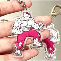 Sanrio Muscle Mania Keychain - Bear Hugs