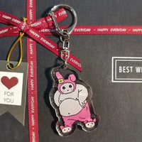 Sanrio Muscle Mania Keychain - Bear Hugs