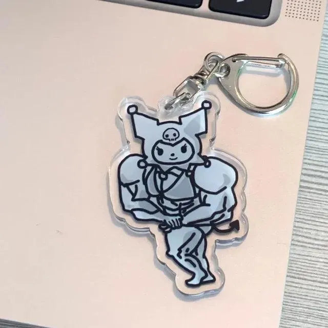 Sanrio Muscle Mania Keychain - Bear Hugs