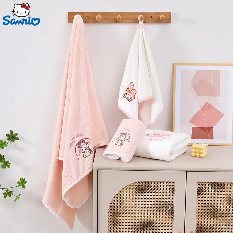 Sanrio My Melody Hand Towel Couple Set - Bear Hugs