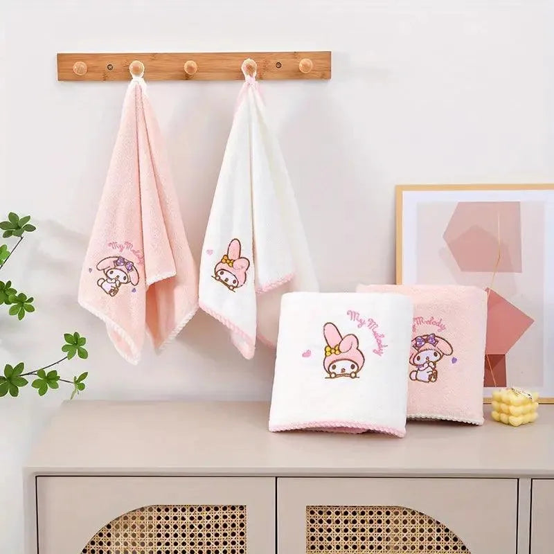 Sanrio My Melody Hand Towel Couple Set - Bear Hugs