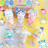 Sanrio Ocean Mermaid Plush Keychain - Bear Hugs