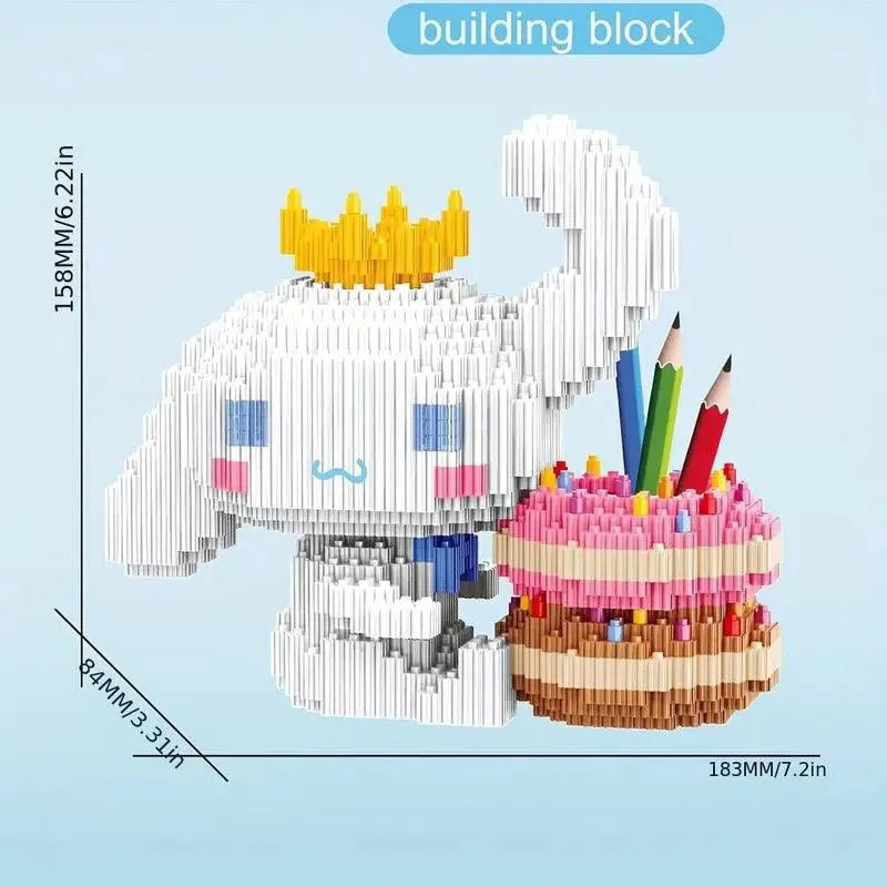 Sanrio Pencil Holder Building Blocks - Bear Hugs