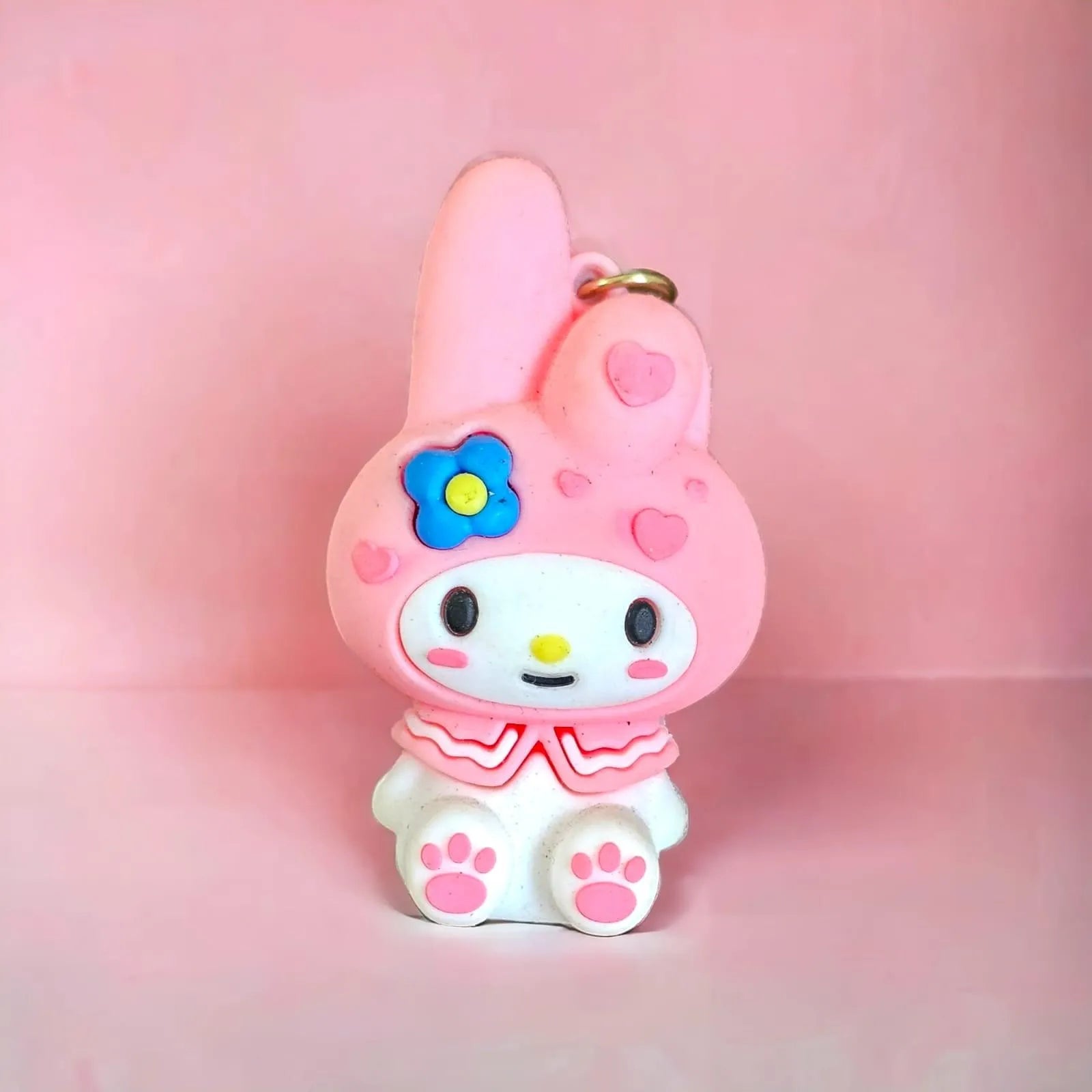 Sanrio Pom Pom Purin Hello Kitty 3D Keychain - Bear Hugs