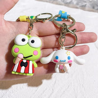 Sanrio Pom Pom Purin Hello Kitty 3D Keychain - Bear Hugs