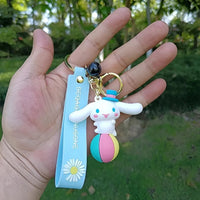 Sanrio Pom Pom Purin Hello Kitty 3D Keychain - Bear Hugs