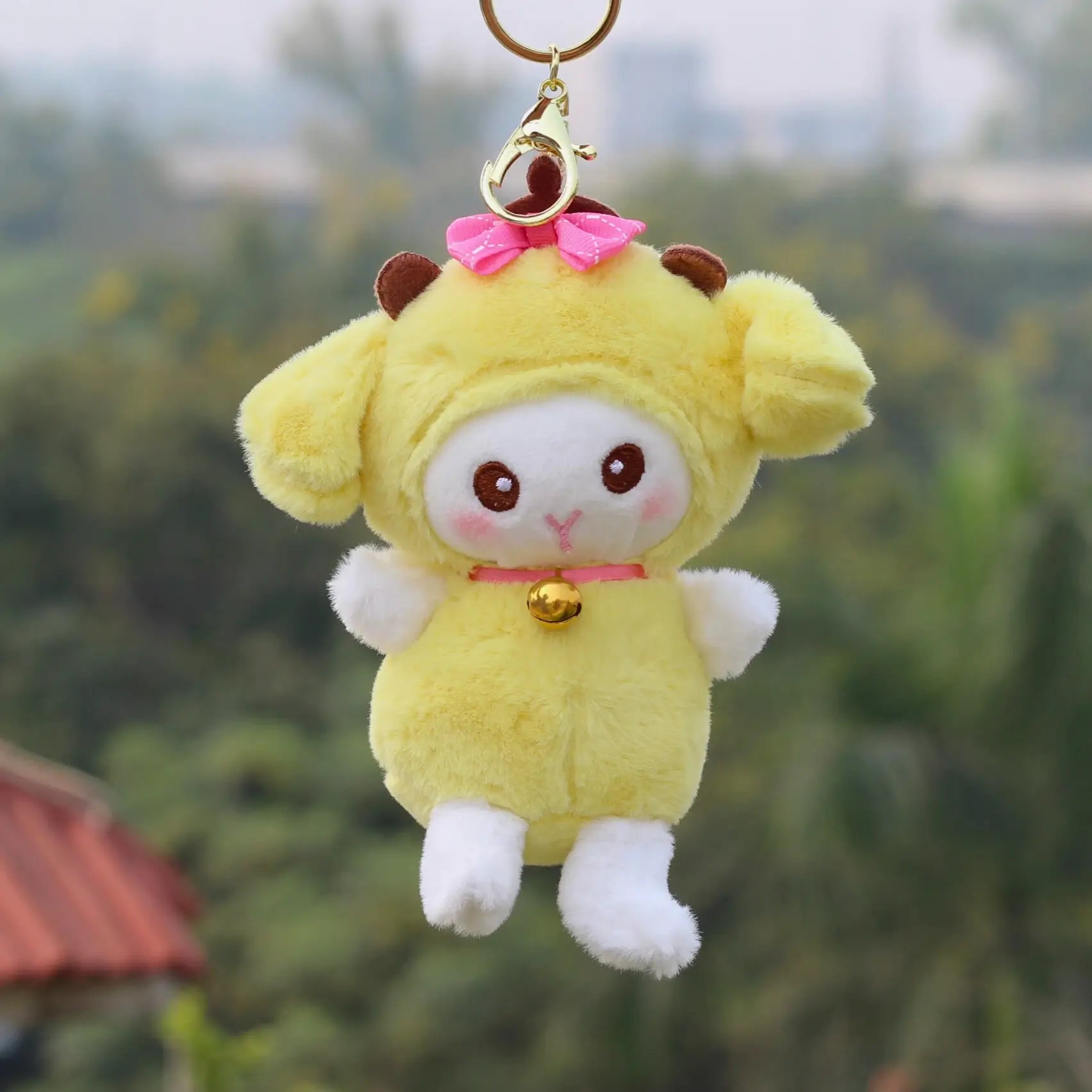 Sanrio Cosplay Bell Plush Keychain