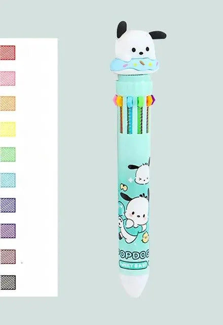 Sanrio Press Ten Color Ballpoint Pen - Bear Hugs