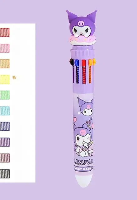 Sanrio Press Ten Color Ballpoint Pen - Bear Hugs