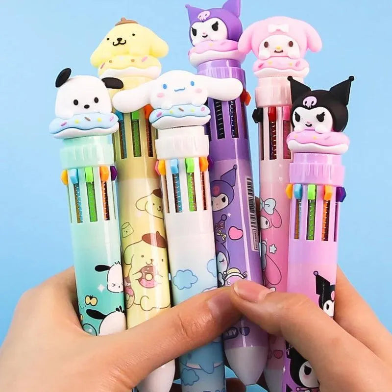 Sanrio Press Ten Color Ballpoint Pen - Bear Hugs