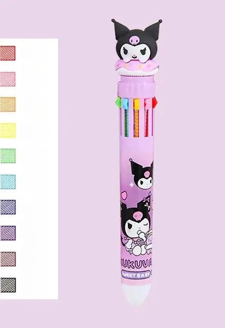 Sanrio Press Ten Color Ballpoint Pen - Bear Hugs