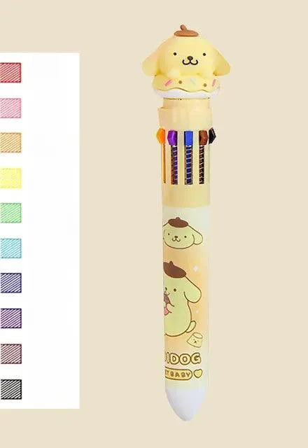 Sanrio Press Ten Color Ballpoint Pen - Bear Hugs