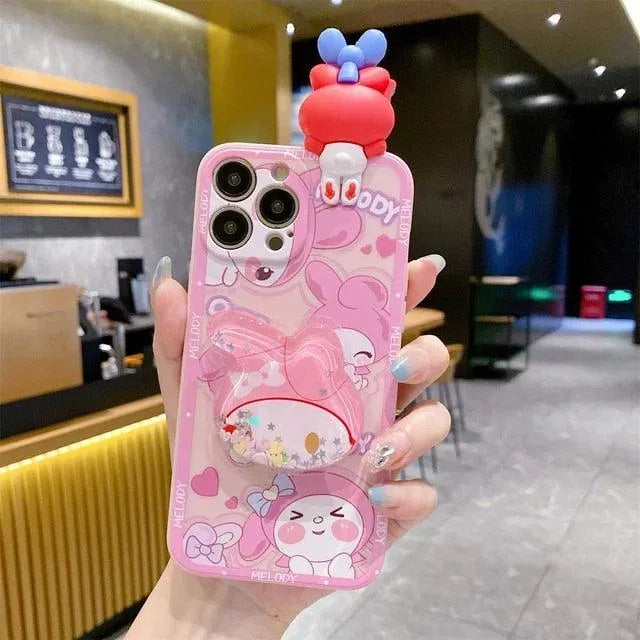 Sanrio Silicon Strap Case (For iPhones) - Bear Hugs