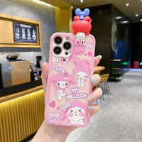 Sanrio Silicon Strap Case (For iPhones) - Bear Hugs