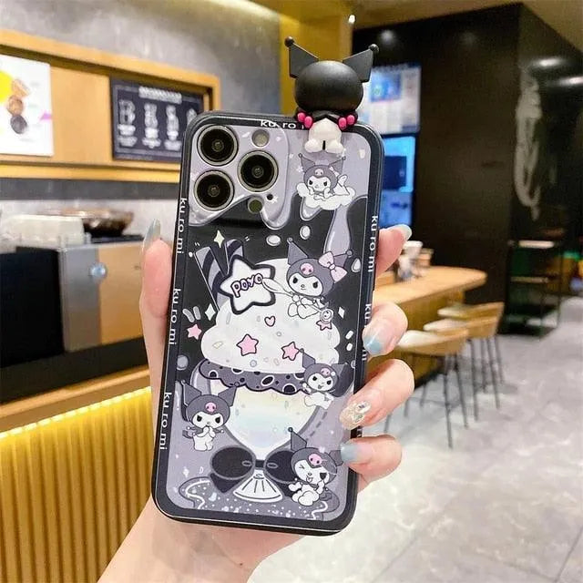 Sanrio Silicon Strap Case (For iPhones) - Bear Hugs