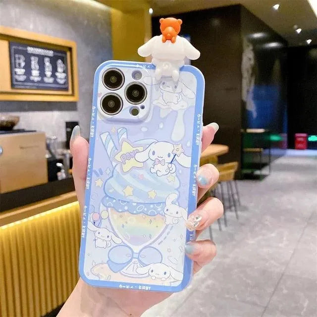 Sanrio Silicon Strap Case (For iPhones) - Bear Hugs