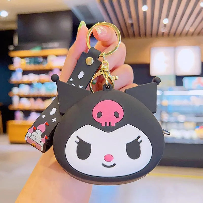 Sanrio Silicone Coin Pouch Keychain - Bear Hugs