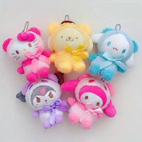 Sanrio Soft Cotton Collectible Plush Keychain - Bear Hugs