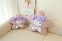 Sanrio Star Shaped Car Headrest and Back Plush Pillow - Bear Hugs