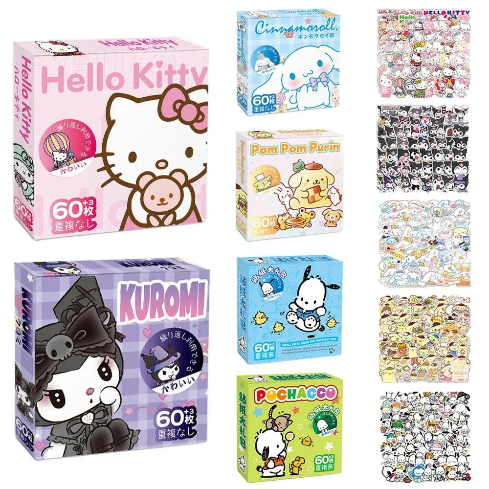 Sanrio Sticker Box (60 Pcs) - Bear Hugs