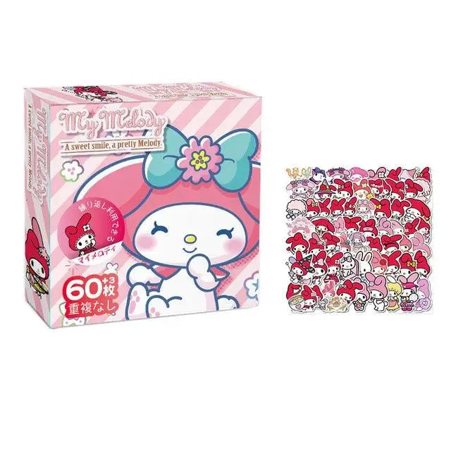 Sanrio Sticker Box (60 Pcs) - Bear Hugs