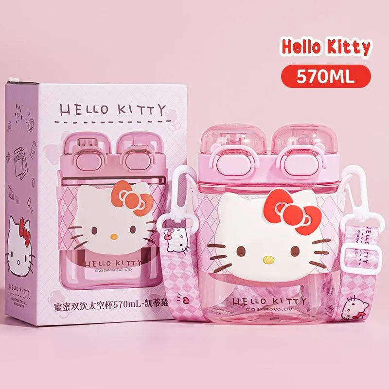 Sanrio Sweet Series Double Drinking Water Bottle (570 ml) - Bear Hugs