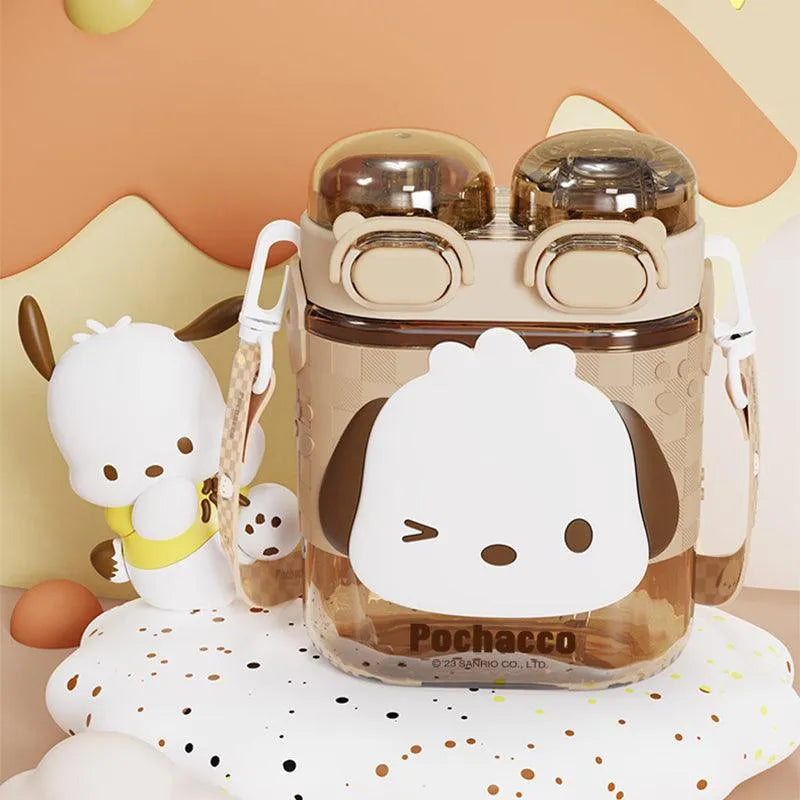 Sanrio Sweet Series Double Drinking Water Bottle (570 ml) - Bear Hugs