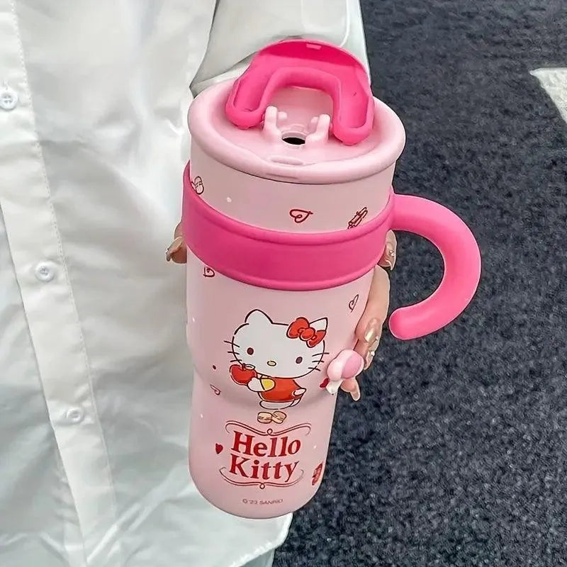 Sanrio Thermos Straw Cup (700 & 1200 ml) - Bear Hugs